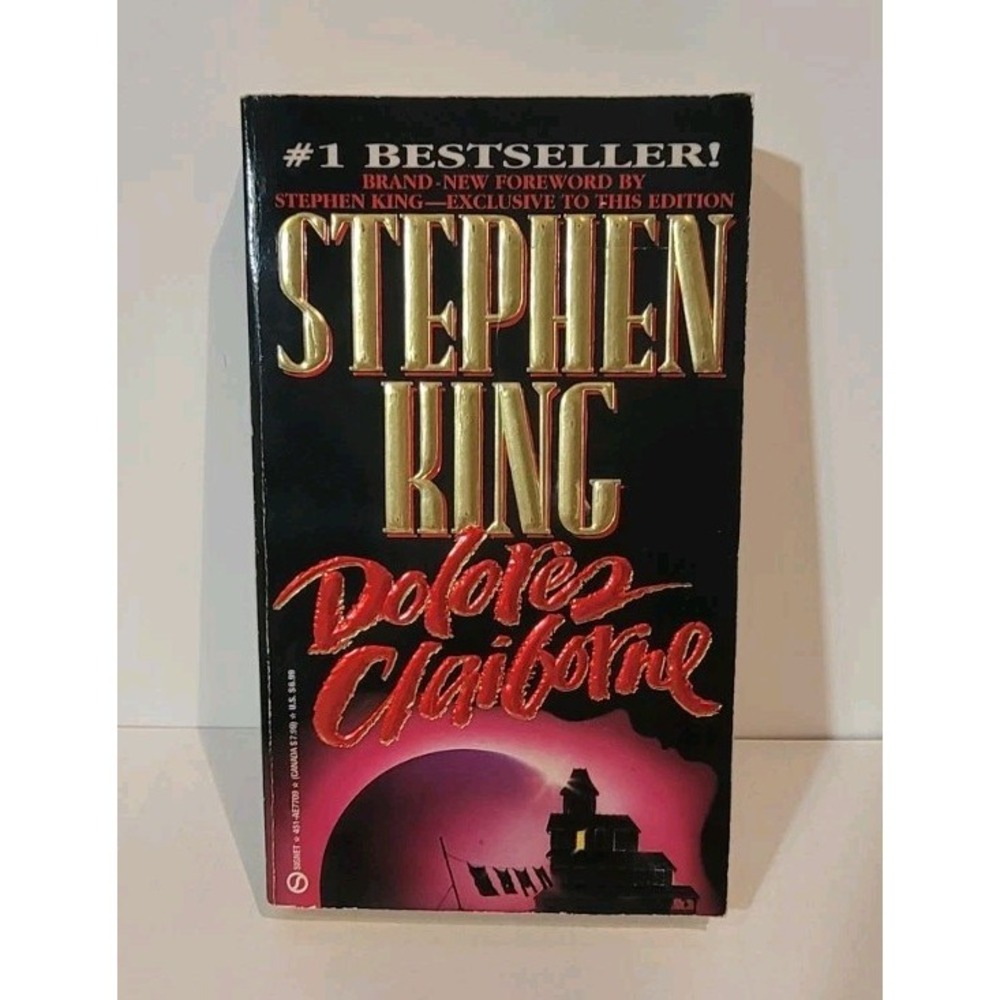 Dolores Claiborne By Stephen King Signet Paperback‎ Book 1993